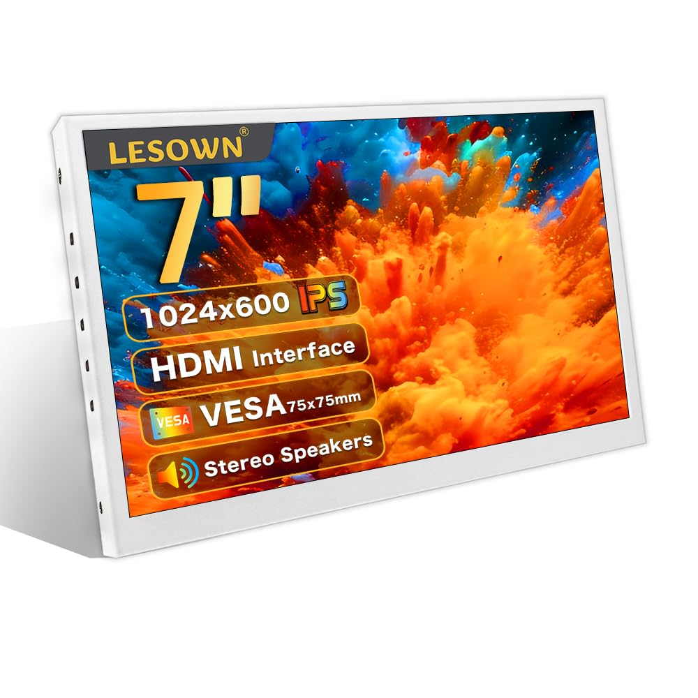 Amazon.com: LESOWN 7 Inch Portable HDMI Monitor Small Mini Display
